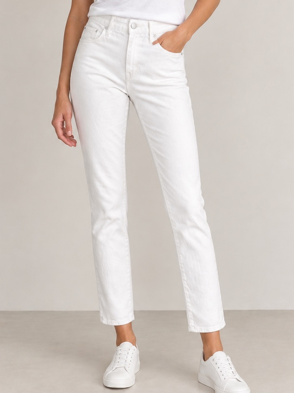 MOTHER the Looker Crop Jeans Glass Slipper Size 25